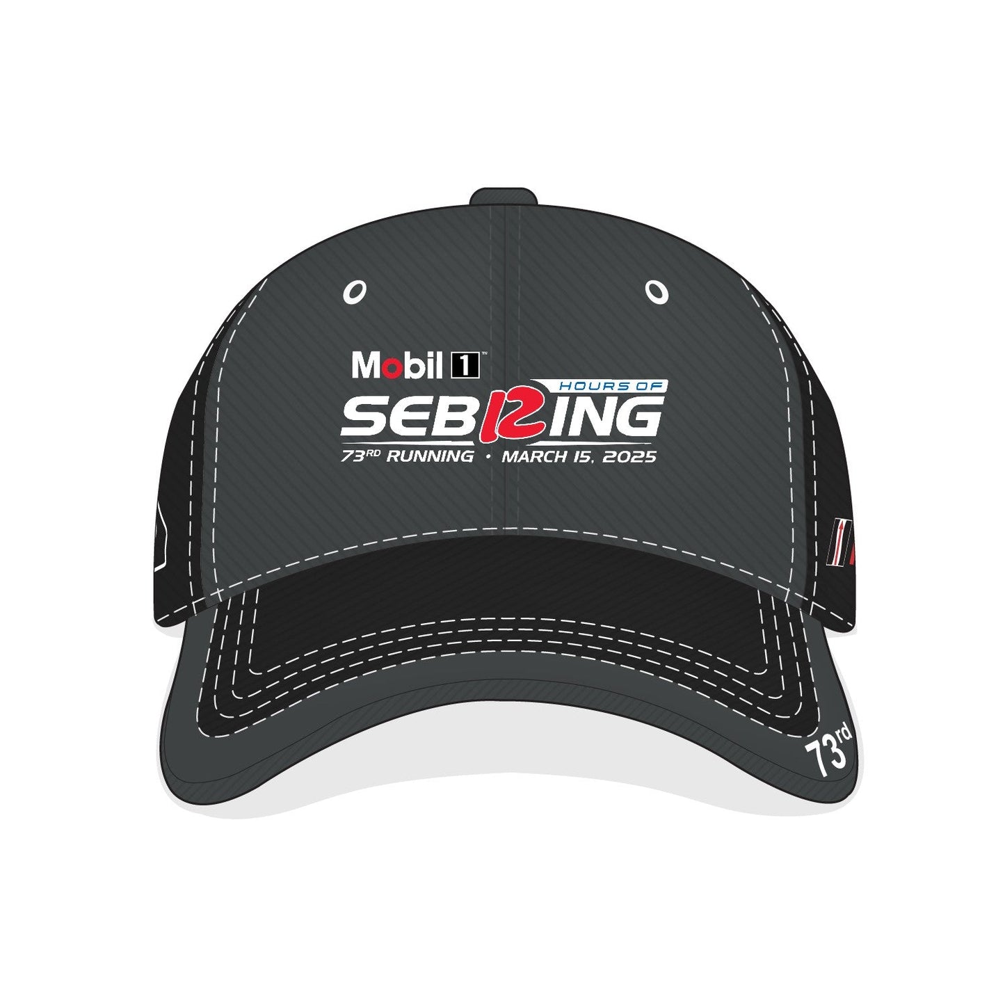 2025 Sebring Event Hat - Black/Charcoal