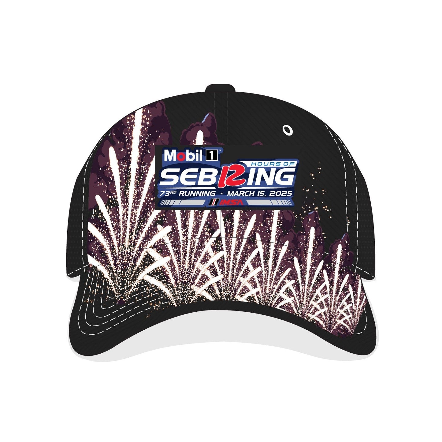 2025 Sebring Fireworks Hat - Black