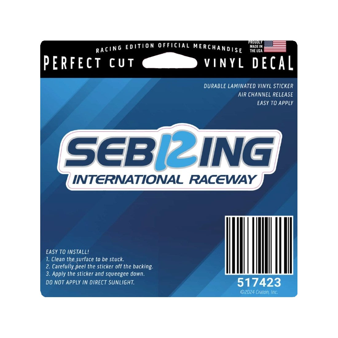 Sebring International Raceway Decal