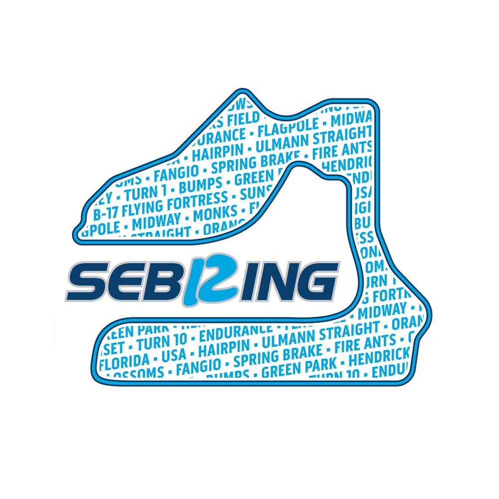 Sebring Track Outline Magnet