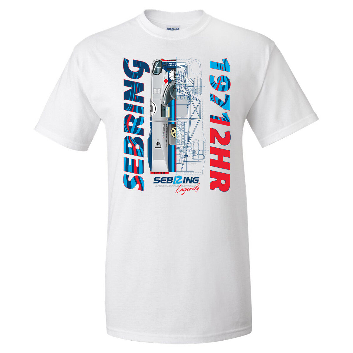 1971 Sebring Tee - White