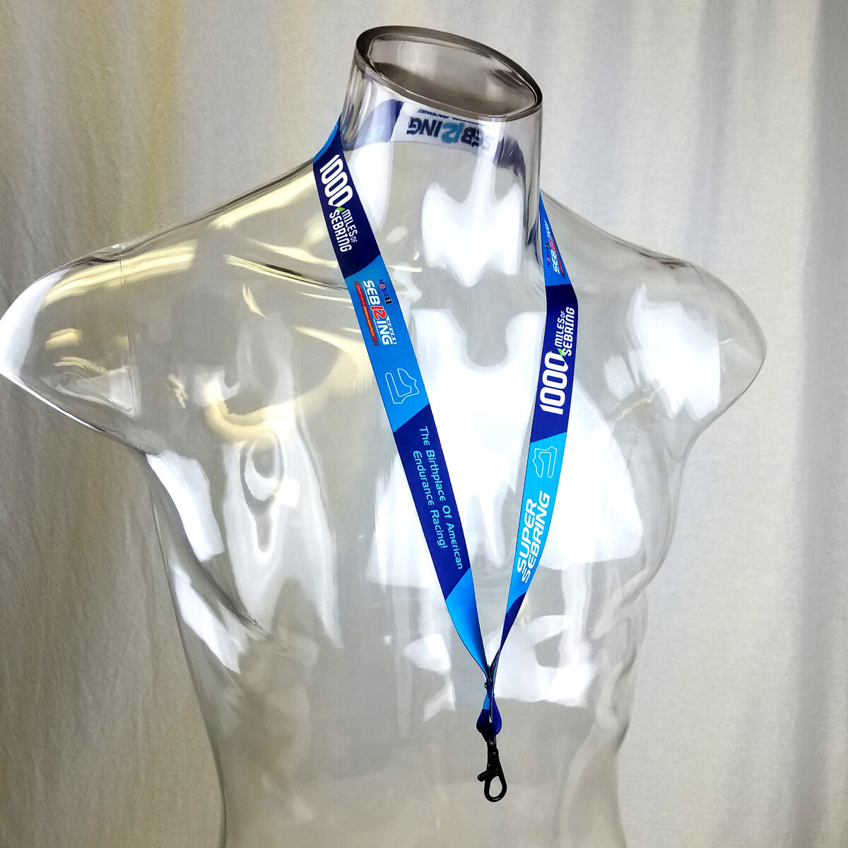 Sebring Lanyard -Blue/white