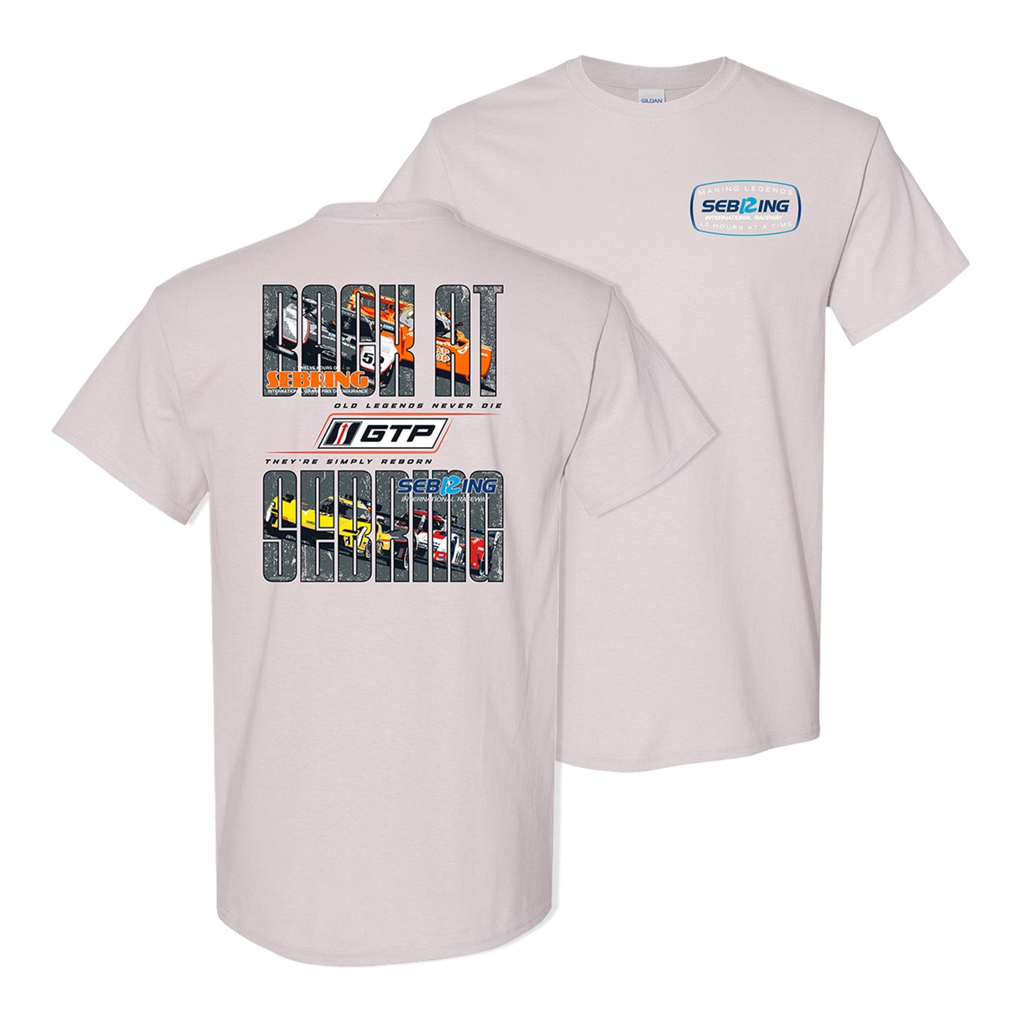 Sebring Old vs New Tee - Ice Grey