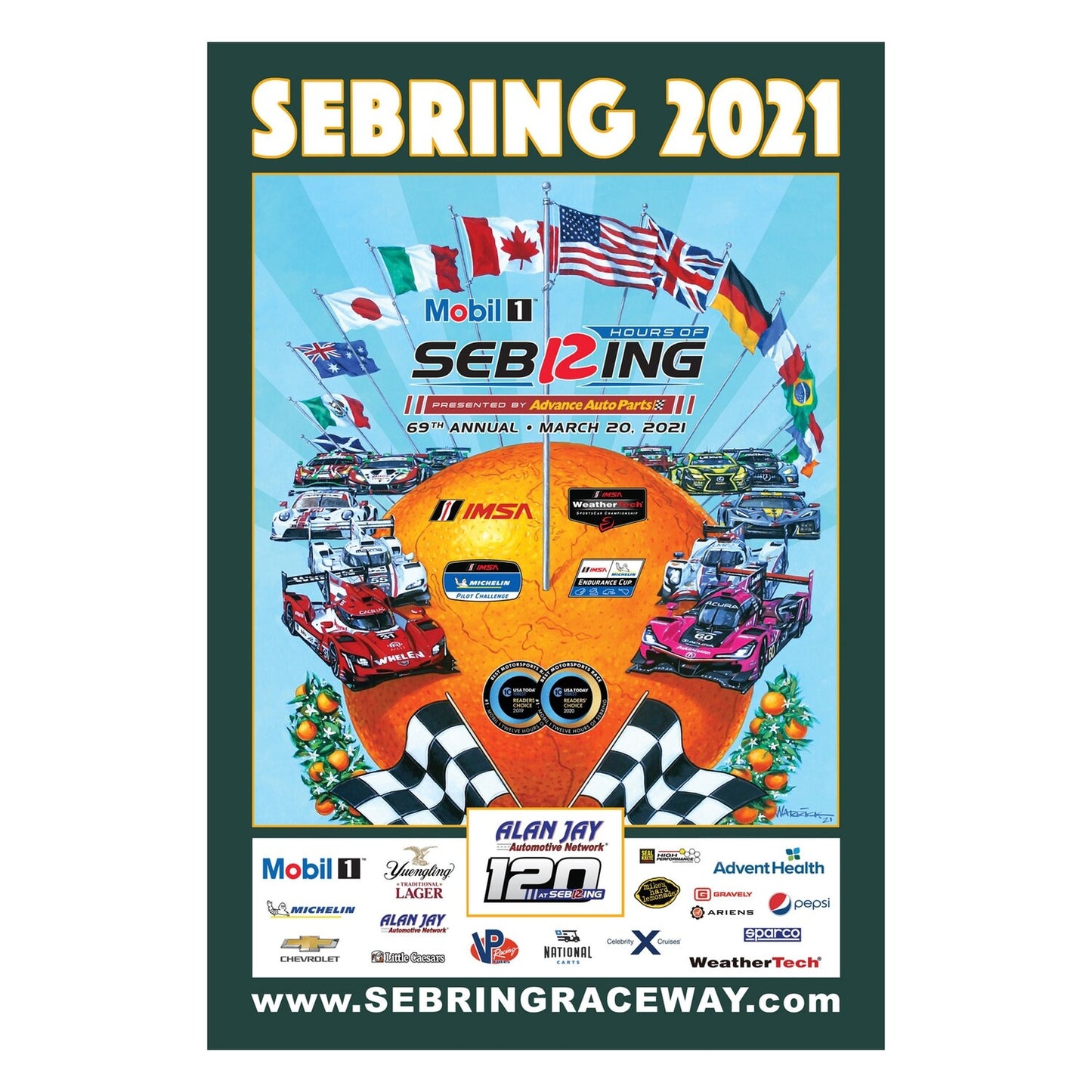 2021 69TH Poster-12 Hours of Sebring