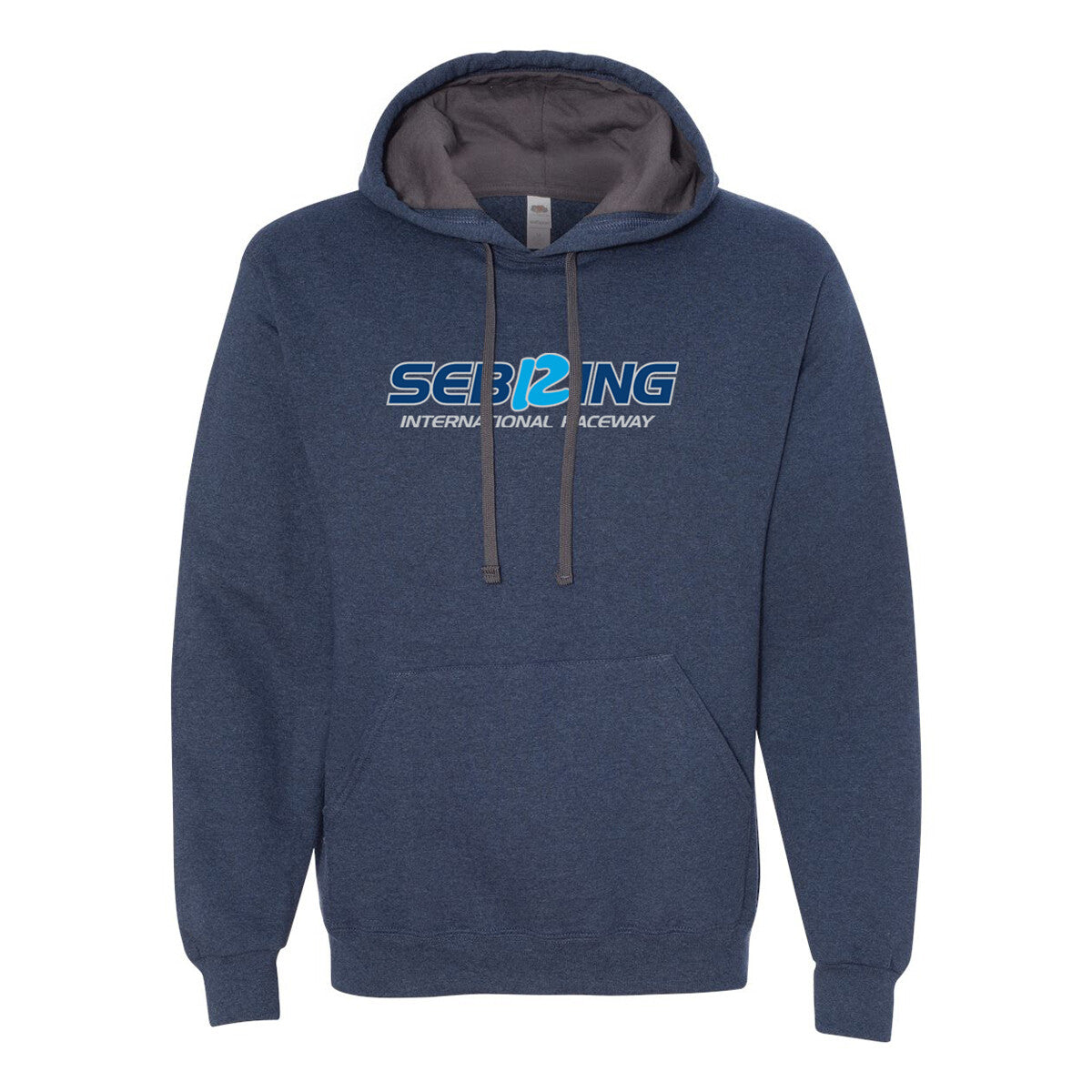 Sebring Logo Hoodie-Indigo Hthr