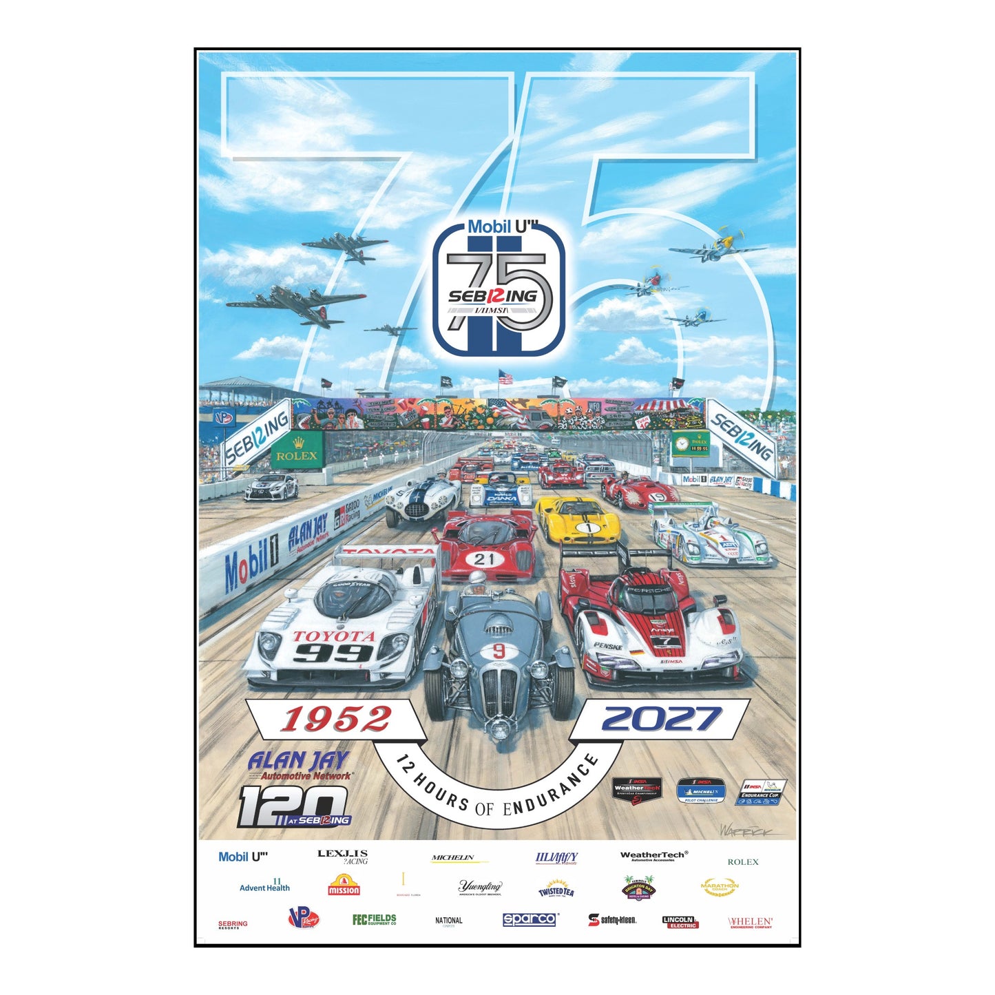 Sebring 75th Official Event Poster