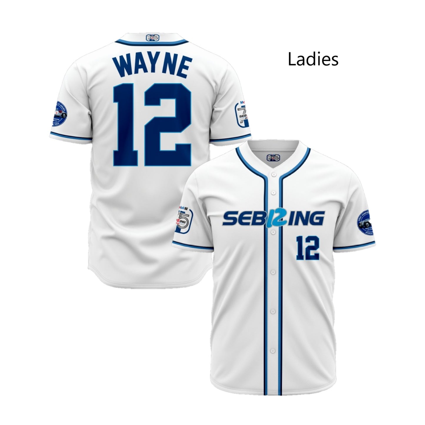 PRE-ORDER 75th Sebring LADIES Baseball Jersey