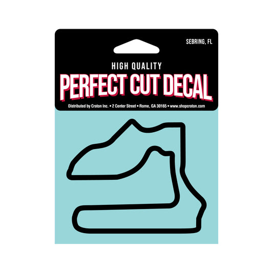 Sebring Track Outline - Black