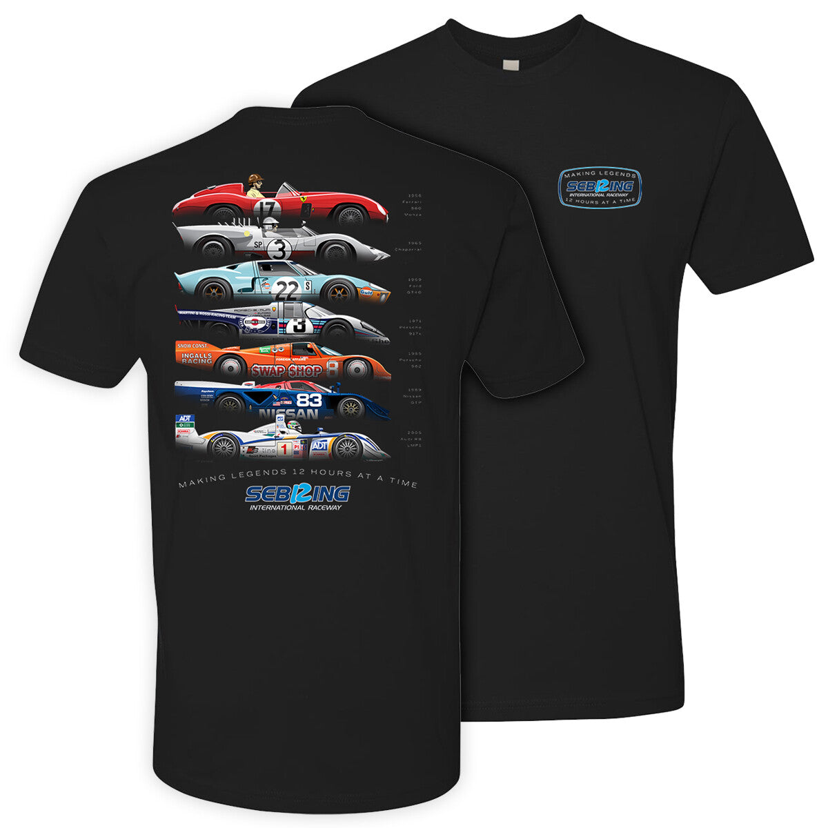 2020 Legends Of Sebring Tee - Black