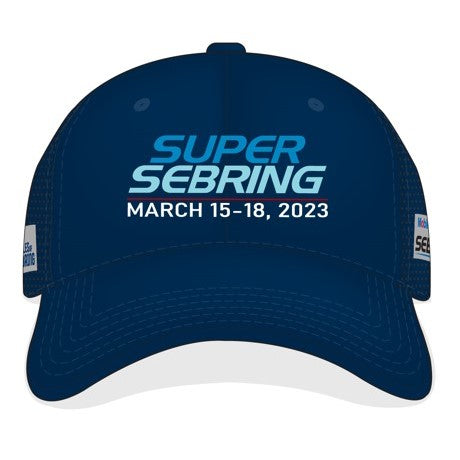 2023 Super Sebring Trucker Hat - Navy